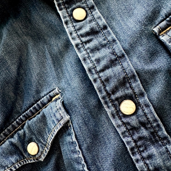 Men's American Eagle Button Down Chambray Shirt S - Picture 5 of 5